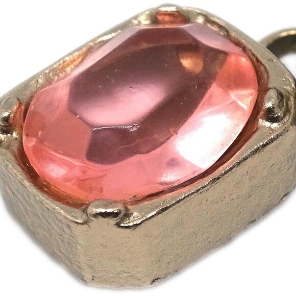 Chanel CC Dangle Piercing Earrings Gold Stone 07A 124937 - Picture 5 of 8